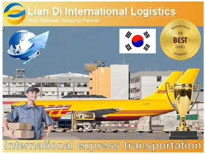 Servicio de entrega urgente de DHL Courier de China a Corea