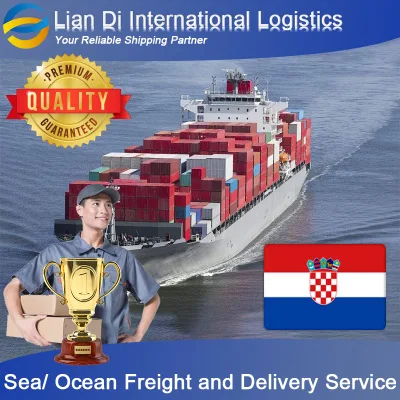 Transporte marítimo profesional, agente de envío logístico y servicio de entrega de China a Croacia